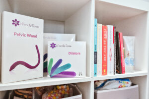 Pelvic wand and dilators product box, painful sex blog from Pelvic Prescription Wilmington, NC
